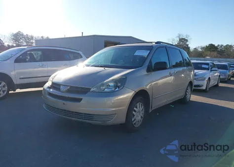 2005 Toyota Sienna Le z USA, uszkodzony, nr VIN 5TDZA23C25S360123